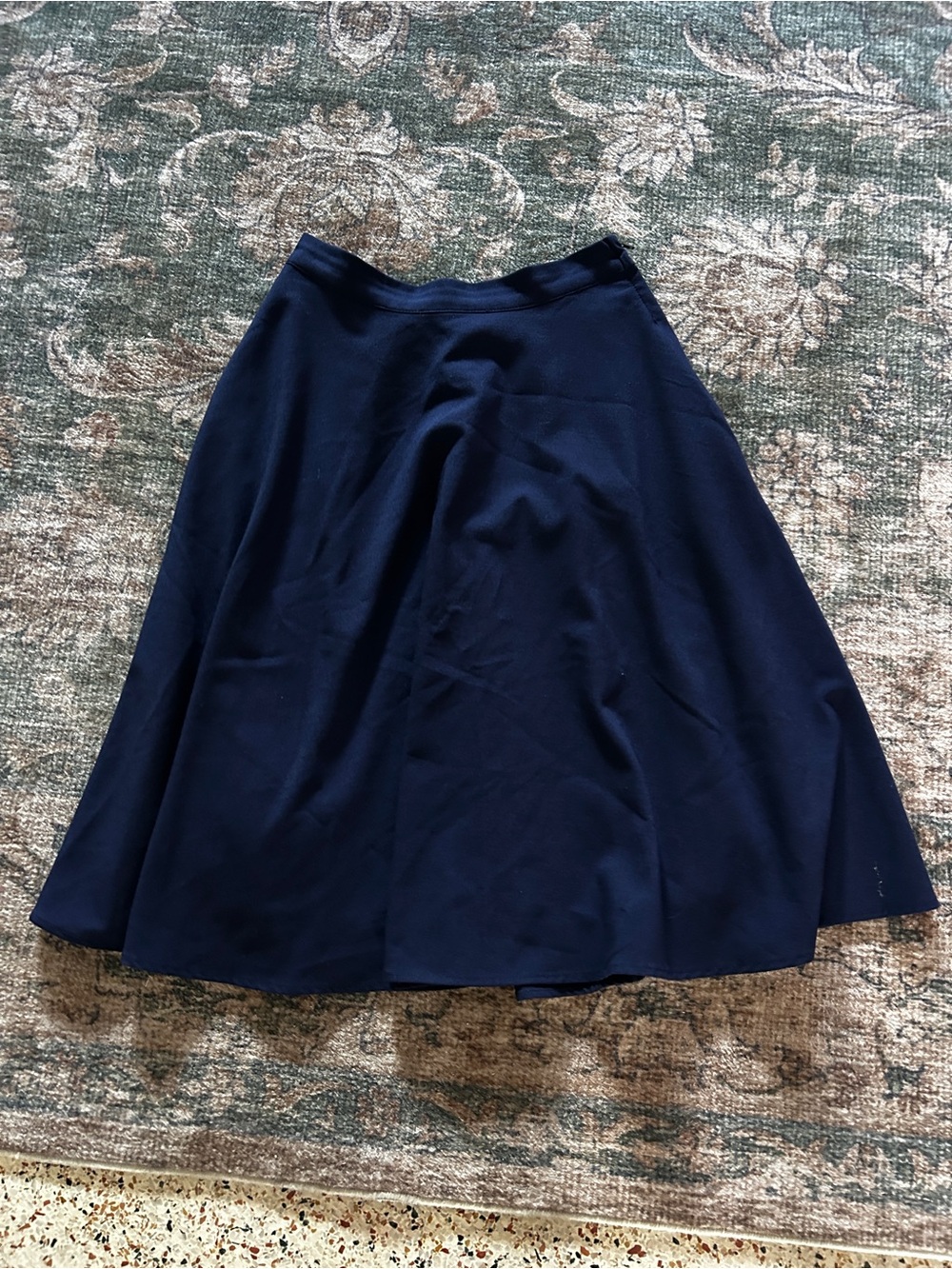 ModCloth Navy A-Line Women's Skirt Size Small